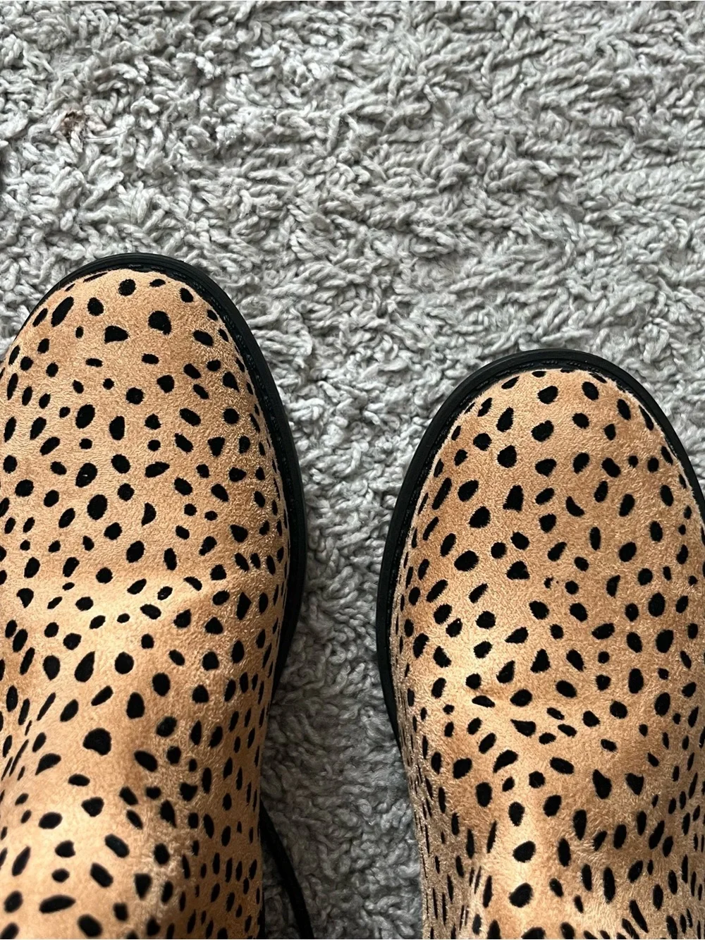 Knee high Leopard Print Boots